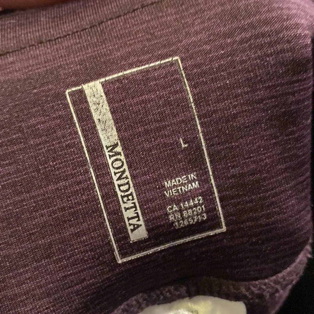 Mondetta Purple Leggings Large L EUC - Picture 5 of 8